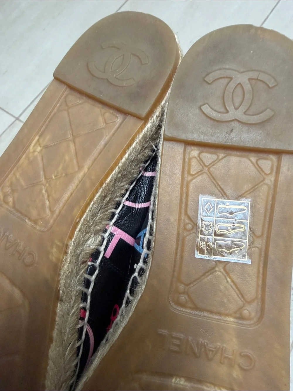 NEW Chanel Cruise Collection Espadrilles size 38